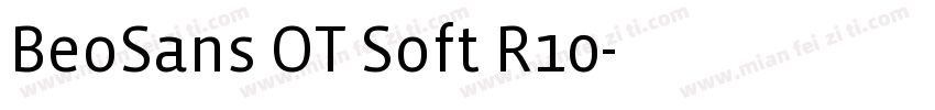 BeoSans OT Soft R10字体转换